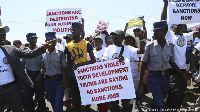 Demonstration against sanctions in Harare