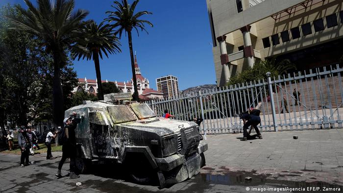 Протести відбуваються не лише в столиці, а й інших містах країни, зокрема у Вальпараїсо (на фото)