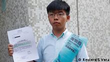 Активіста Вонга не допустили до місцевих виборів у Гонконгу