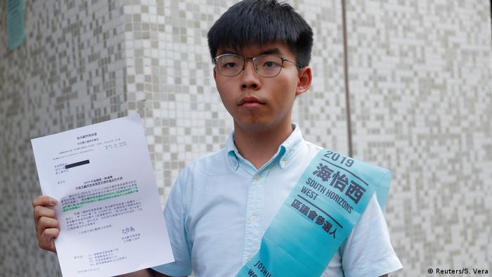 Der Aktivist Joshua Wong (Foto: Reuters/S. Vera)
