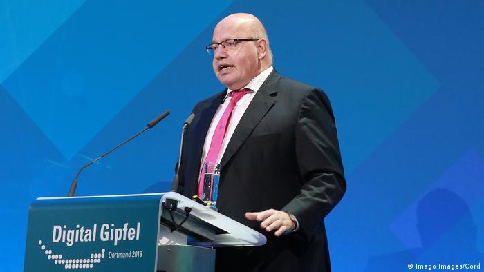 German Economy Minister Peter Altmaier speaking at the Digital Summit 2019 in Dortmund, Germany