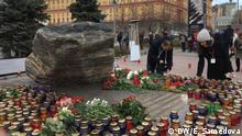 Gedenken an die Opfer der stalinistischen Repression Rückkehr der Namen in Moskau.
Foto: E. Samedova / DW am 29.10.2019