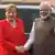 Indien Neu Dehli | Angela Merkel bei Narendra Modi