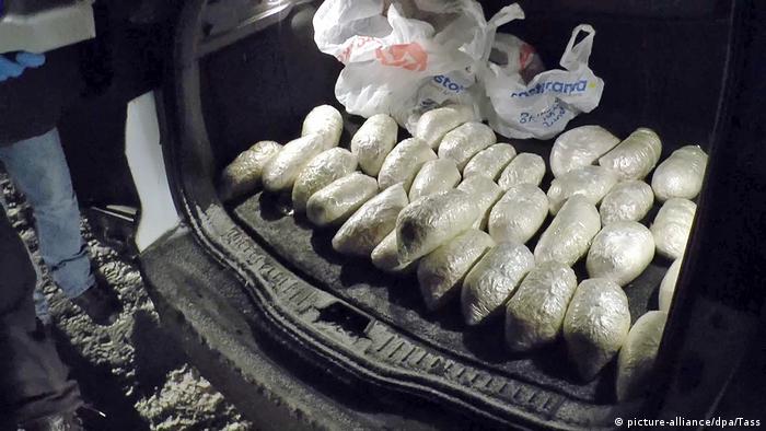 Packets of heroin seized in Russia