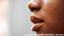 Nose, lips and cheek of young woman, close-up model released Symbolfoto PUBLICATIONxINxGERxSUIxAUTxHUNxONLY JSMF01196