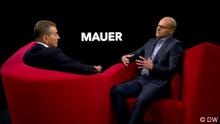 Screenshot
DW TV AEW Michel Friedman /Auf ein Wort ... mit Christoph Kleinschmidt
Thema Mauer