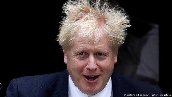 Boris Johnson makes a face ahead of Prime Ministers' Questions