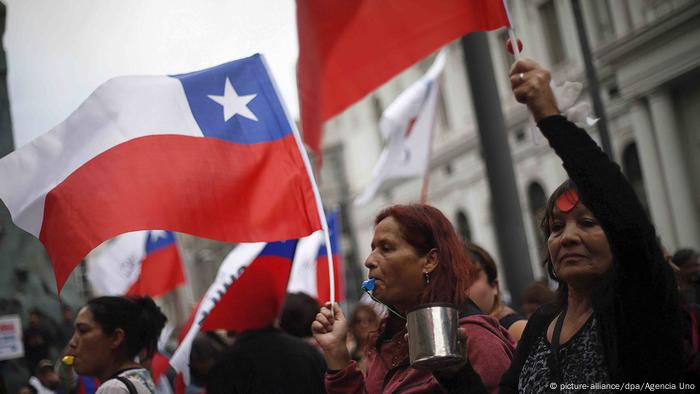 Protestas en Chile.