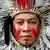 Seorang pemimpin masyarakat adat Brasil ikut aksi unjuk rasa melawan pengrusakan Hutan Amazon di Belgia