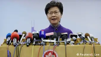 China l Hongkongs Regierungschefin Carrie Lam zu Besuch in Peking