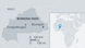 Map of Burkina Faso Map of Burkina Faso