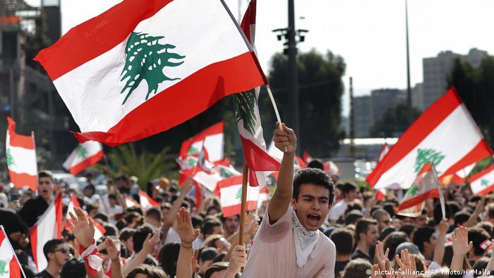 Protestas en Líbano.