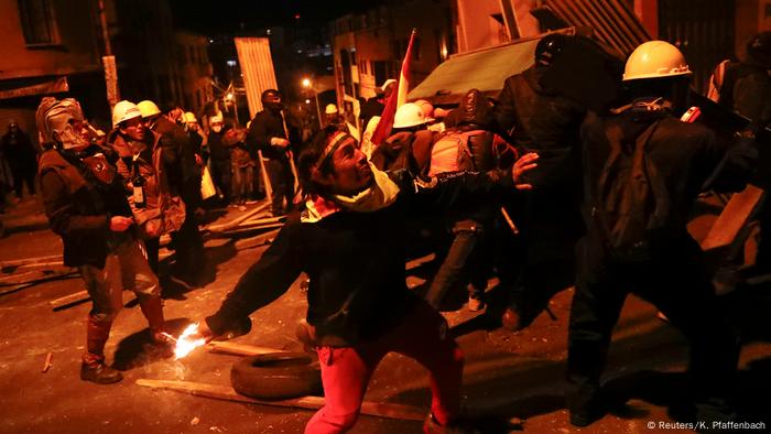 Bolivien Protest