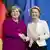 Angela Merkel, canciller de Alemania y Ursula von der Leyen, presidenta de la Comisión Europea. 