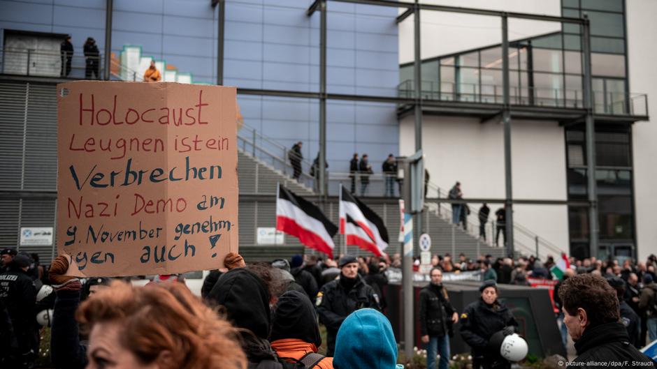 Germany: Thousands Protest Against Neo-Nazi March On Kristallnacht ...