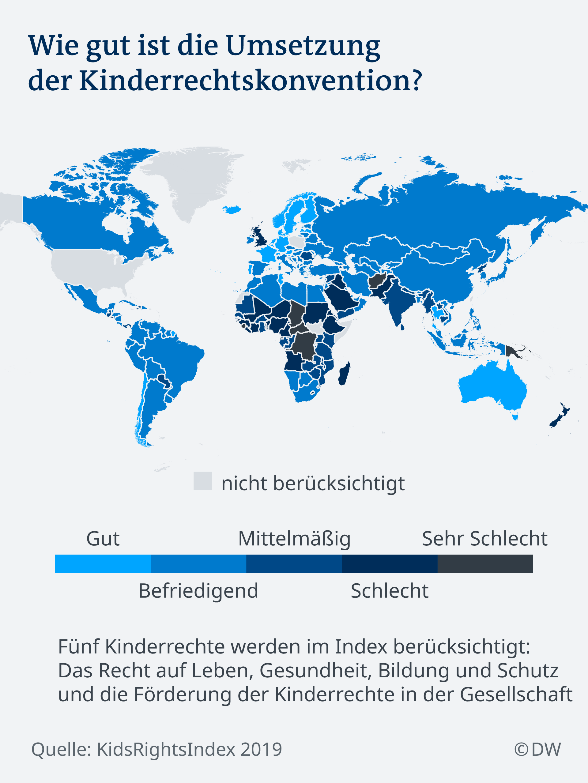 Welches Land hat die besten Kinderrechte?