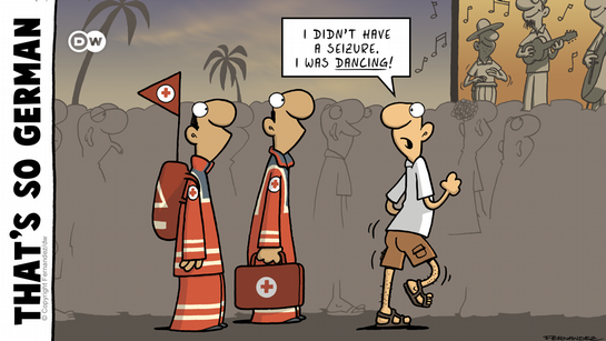 From linguistic challenges to travel habits: Comics about German ...