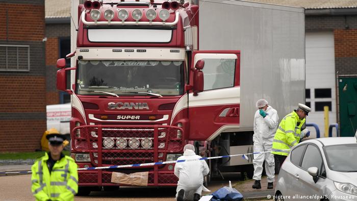 In October 2019, the bodies of 39 Vietnamese migrants were found in a truck at a port near London