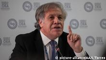 MEDELLIN - COLOMBIA, JUNE 26: OAS (Organization of American States) Secretary General Luis Almagro during the press conference of the 49th OAS General Assembly in Medellin, Colombia, June 26 , 2019.
Juancho Torres / Anadolu Agency | Keine Weitergabe an Wiederverkäufer.