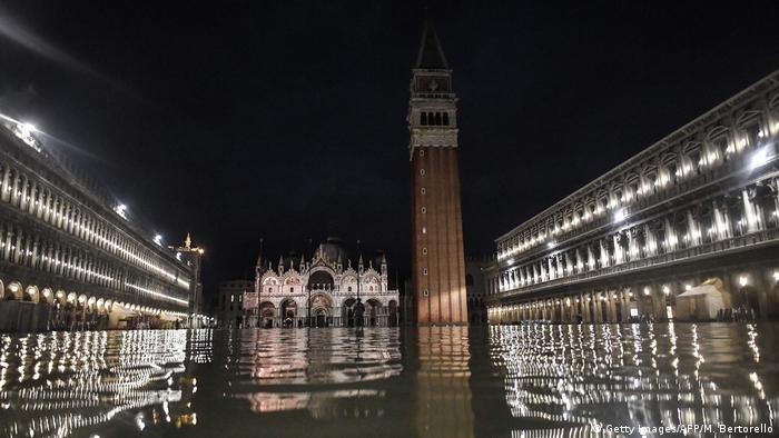 St Mark's Square in Venice flooded (Getty Images/AFP/M. Bertorello)