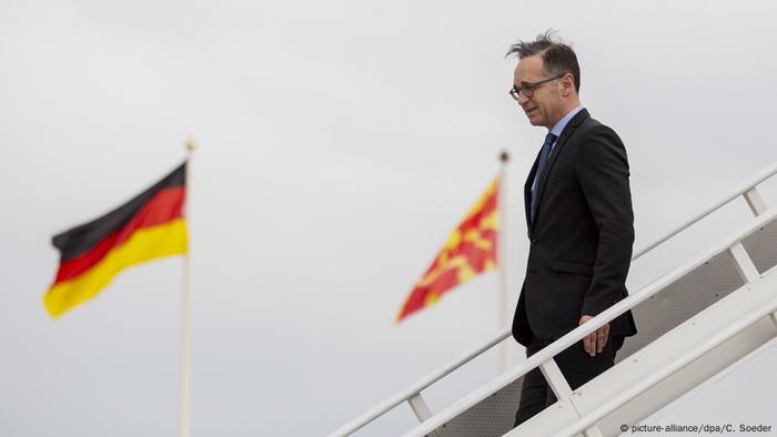 Nord-Mazedonien Heiko Maas zu Besuch in Skopje (picture-alliance/dpa/C. Soeder)