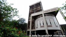 A picture taken on November 21, 2012 shows the Senate building at the University of Lagos. The University of Lagos, aka Unilag, founded in 1962 is a federal government university with a main campus located at Akoka, Yaba, and a college of medicine located at Idi-Araba in Lagos, southwest Nigeria. AFP PHOTO/PIUS UTOMI EKPEI (Photo credit should read PIUS UTOMI EKPEI/AFP via Getty Images)
