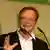 Hermann Ott gives a speech at a Green party conference in Niederrhein