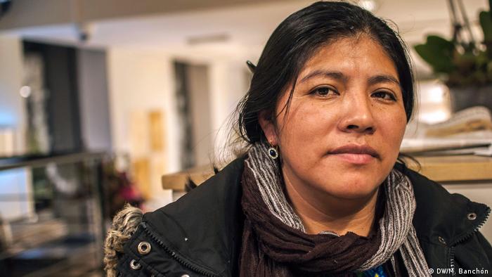 Sandra Calel, Verrterin der Maya Poqomon