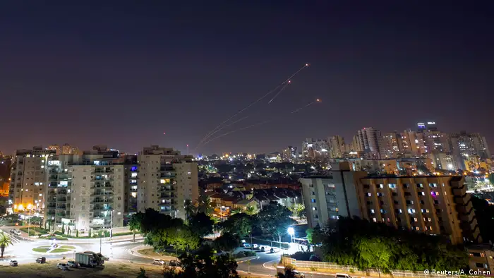 Gaza Israel Raketenabwehrsystem Iron Dome