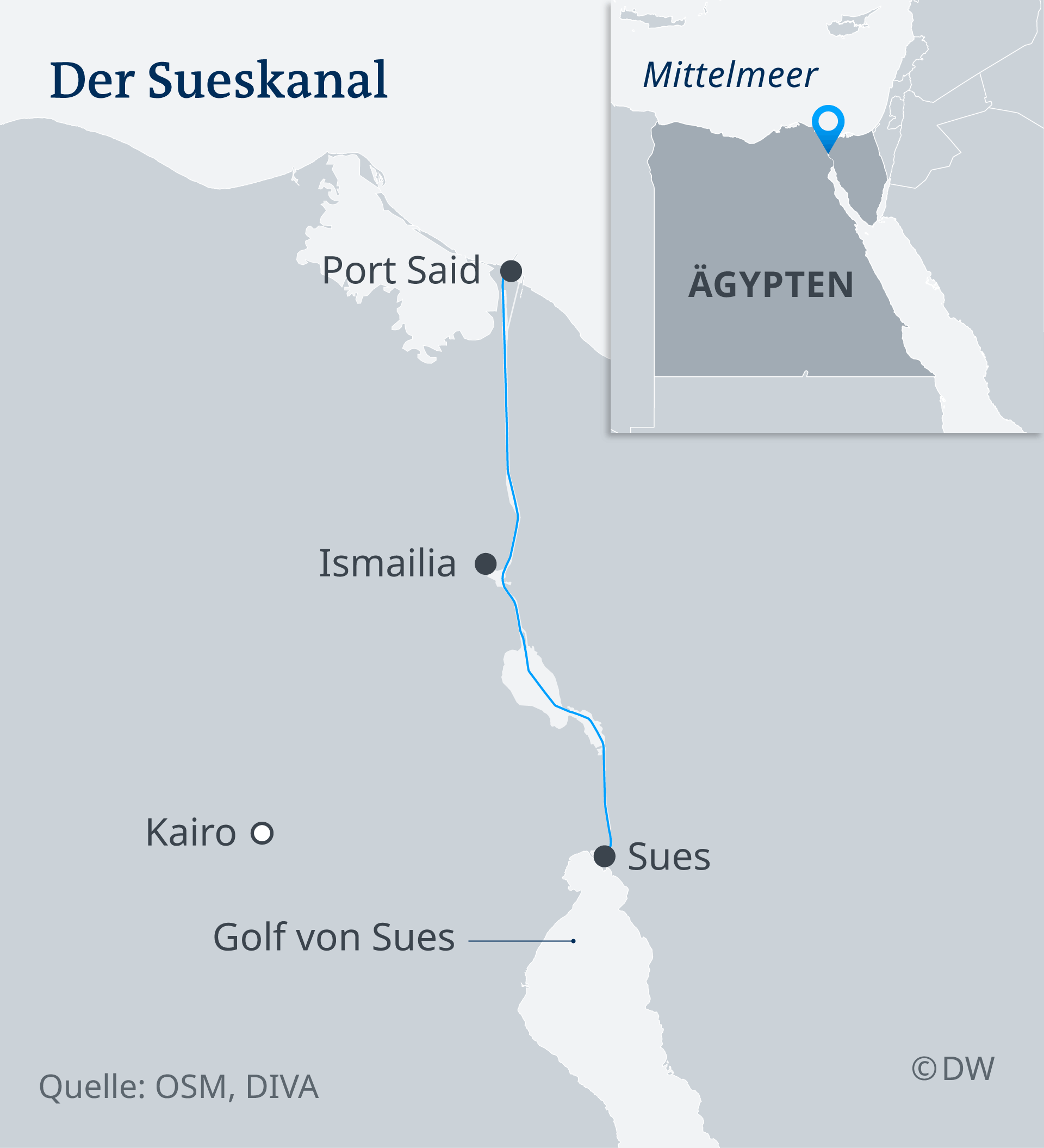 Globaler Highway 150 Jahre Suezkanal Nahost Dw 17 11 2019