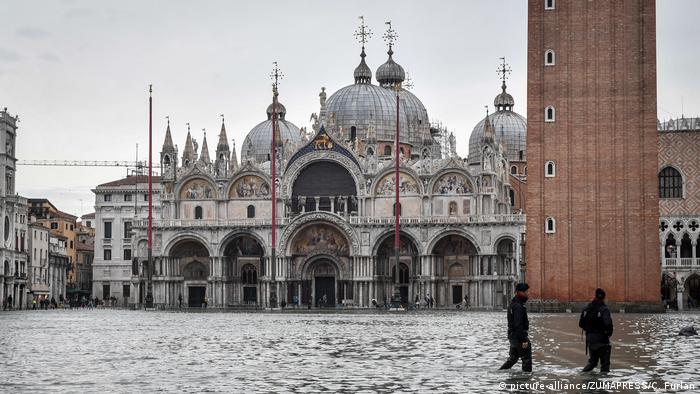 High water in Venice on Saturday