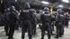 Police surround several people at Bonn's main train station Police surround several people at Bonn's main train station