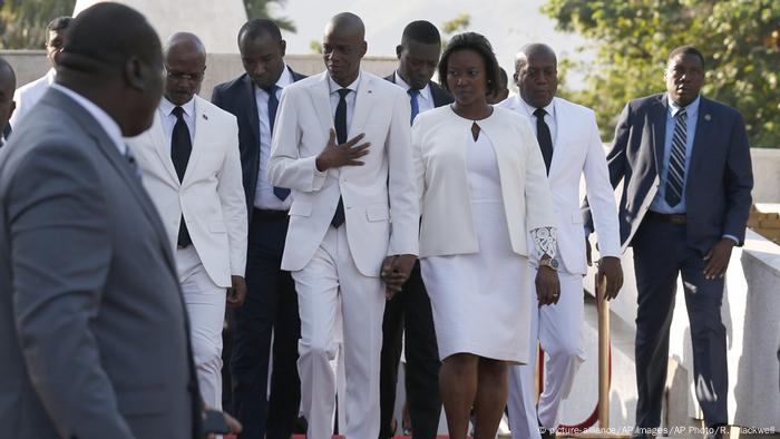 Haiti Präsident Jovenel Moise (picture-alliance/AP Images/AP Photo/R. Blackwell)