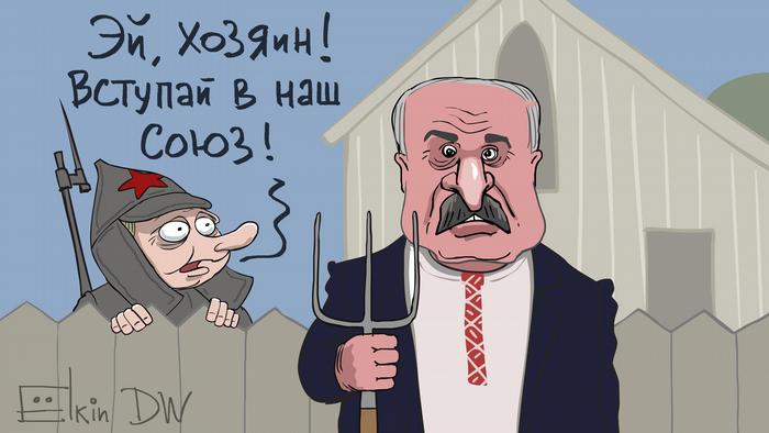 Caricature by Sergei Elkin