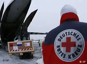 在海地工作的德国红十字会人员