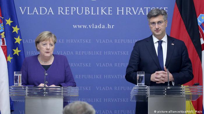Kroatien | Angela Merkel zu Besuch in Zagreb