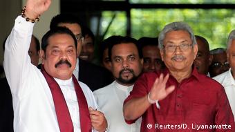 Sri Lanka | Präsident Mahinda Rajapaksa und sein Bruder Gotabaya Rajapaksa