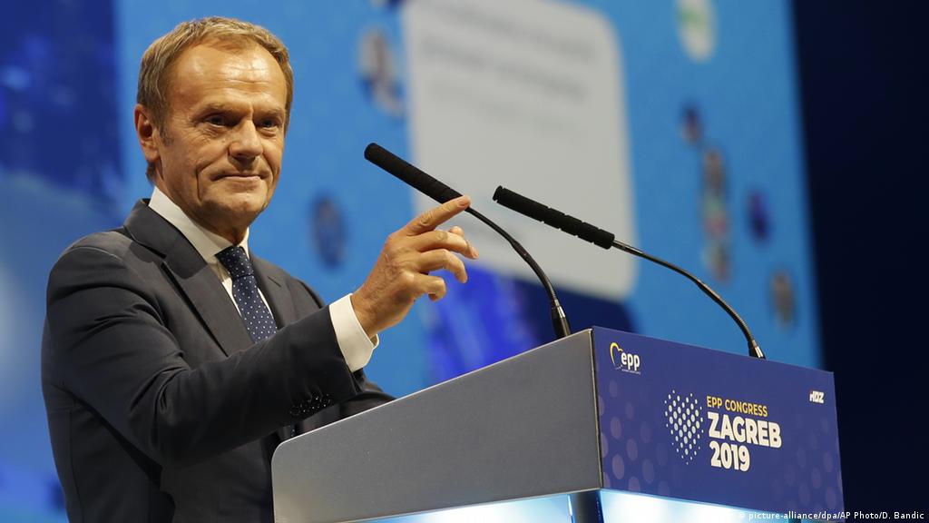 Donald Tusk Elected President Of European People S Party Vows To Fight Populism News Dw 20 11 2019