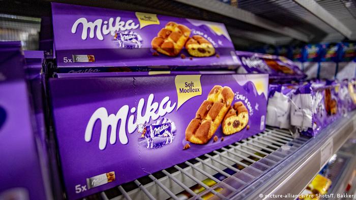 Milka's special purple wrapping, patent protected since 2004