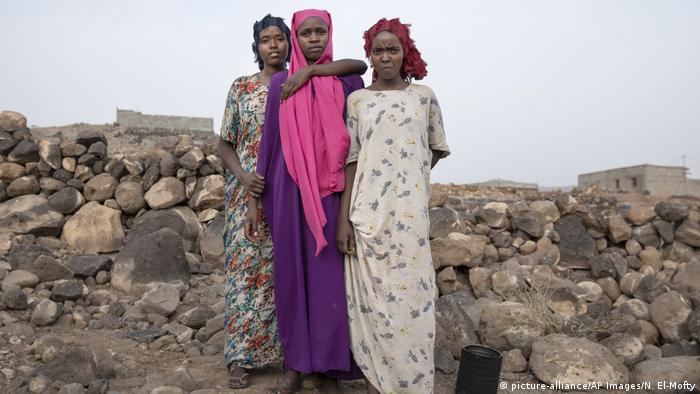 Die Äthiopischen Flüchtlinge Hamdiya, Ikram, Safeya (picture-alliance/AP Images/N. El-Mofty)