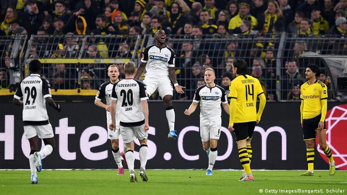 Fußball Bundesliga | Borussia Dortmund v SC Paderborn 07 | Streli Mamba (Getty Images/Bongarts/J. Schüler)