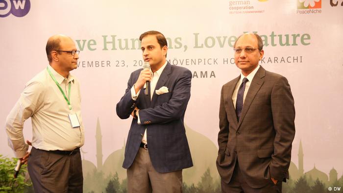Love Humans - Love Nature Eco-Islam for peace Conference in Karachi Pakistan Murtaza Wahab Saeed Ghani (DW)
