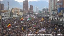Kolumbien Bogota Generalstreik gegen Regierung von Präsident Ivan Duque