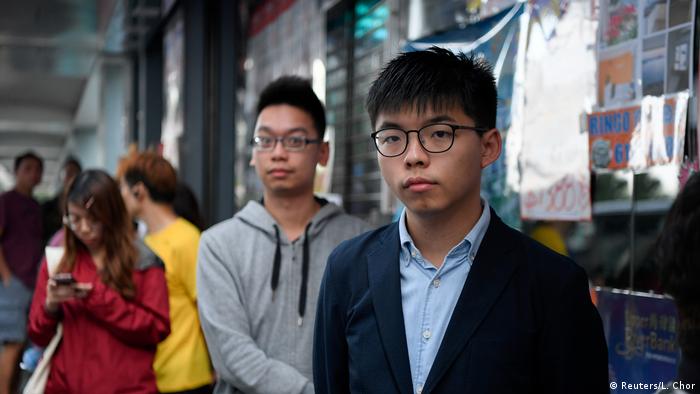 Hongkong Lokalwahlen Joshua Wong