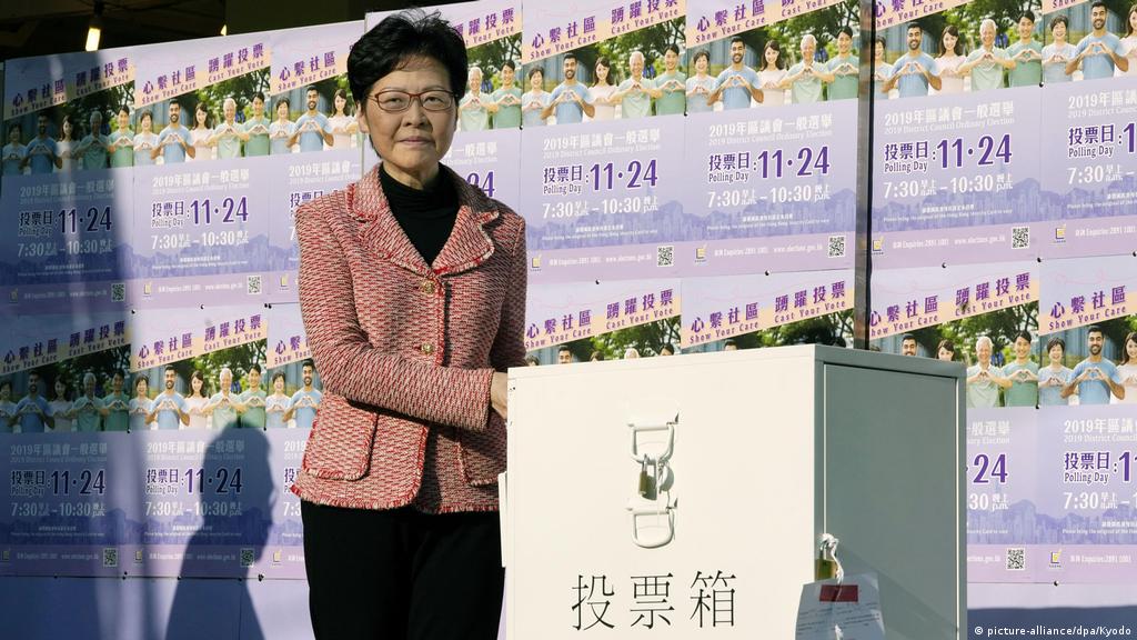 港区议会选举 不是公投胜似公投 德国之声来自德国介绍德国 Dw 24 11 19