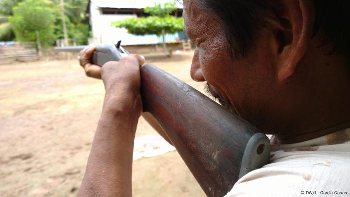 En Santa Clara de Uchunya se caza con escopeta.