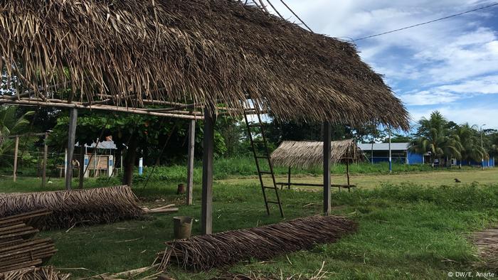 Chozas de los shipibo en la comunidad indígena de Santa Clara de Uchunya.