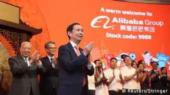 Hongkong | Alibaba Handelsstart an der Börse in Hongkong