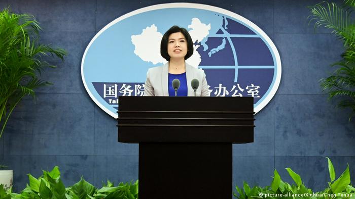 China Peking PK Zhu Fenglian Sprecherin Büro für Taiwan-Angelegenheiten des Staatsrates