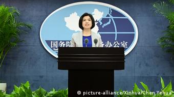 China Peking PK Zhu Fenglian Sprecherin Büro für Taiwan-Angelegenheiten des Staatsrates